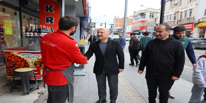 Vali Varol, esnaf ve vatandaşlarla bir araya geldi